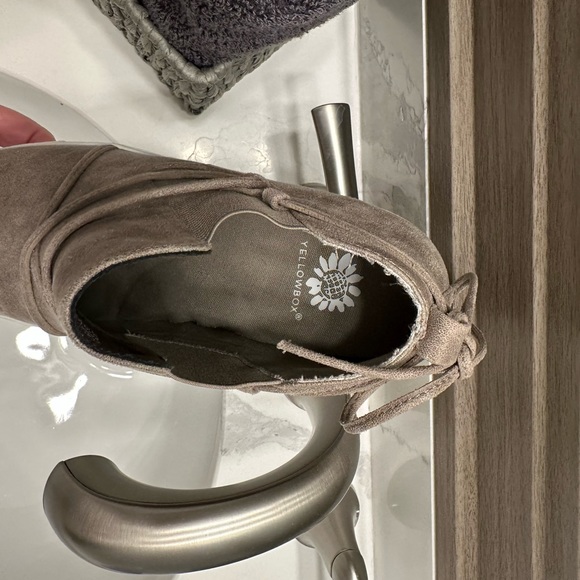 Taupe Suede Sneakers - Picture 7 of 7